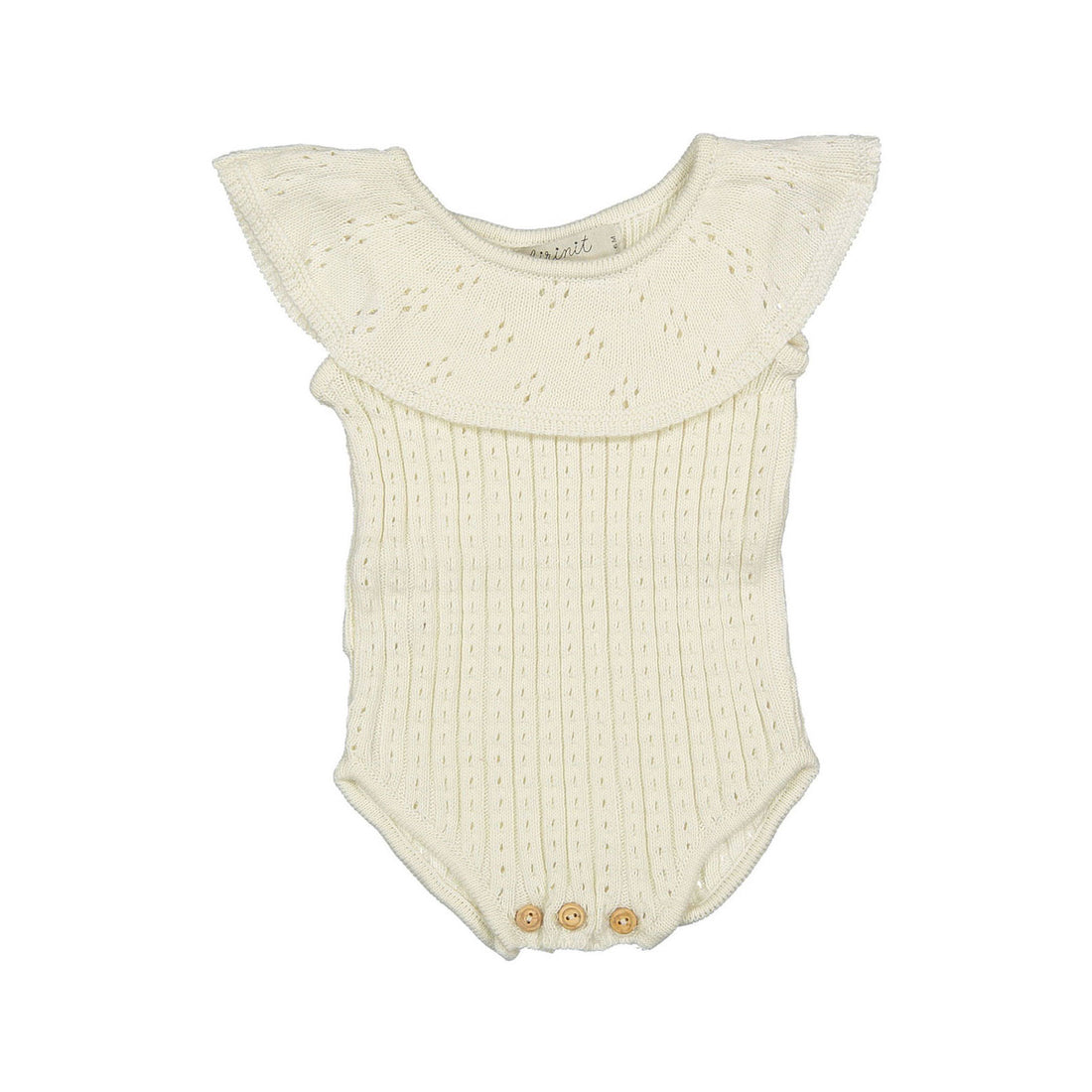 Birinit White Ruffle Romper
