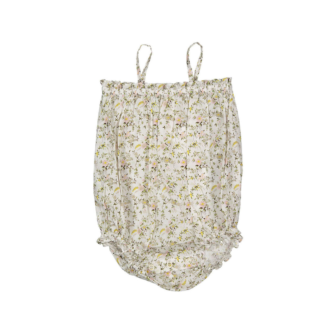Bonpoint Natural Floral Nefle Romper