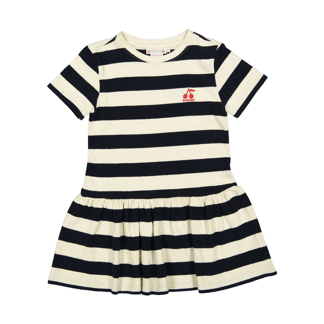 Bonpoint Navy Stripe Amaia Dress