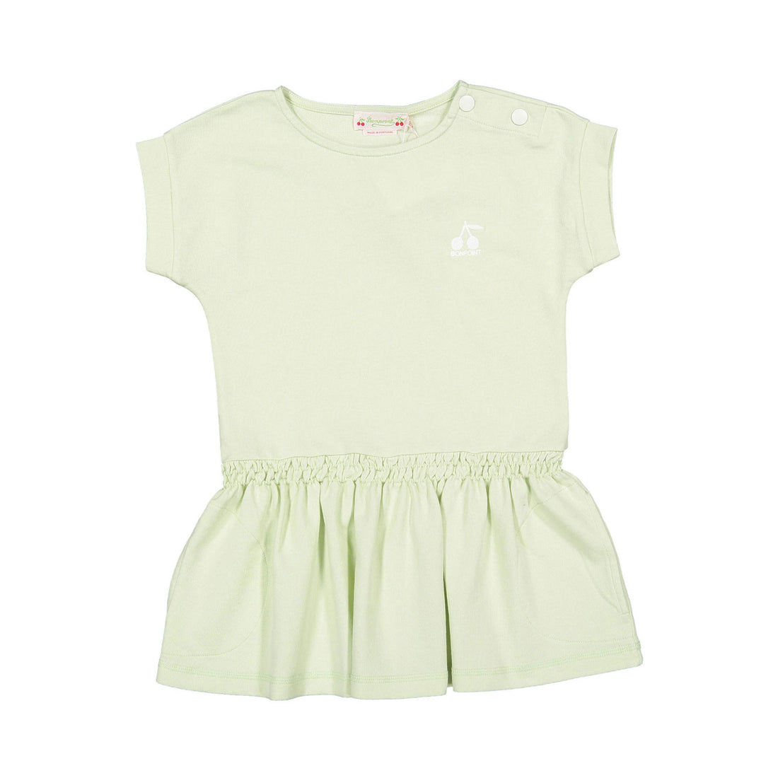 Bonpoint Light Green Celima Dress