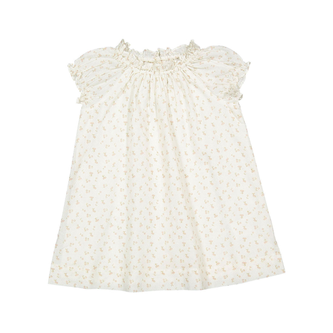 Bonpoint Natural Mini Floral Sidwell Baby Dress