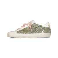 Bonpoint Silver Glitter Super Star Sneakers