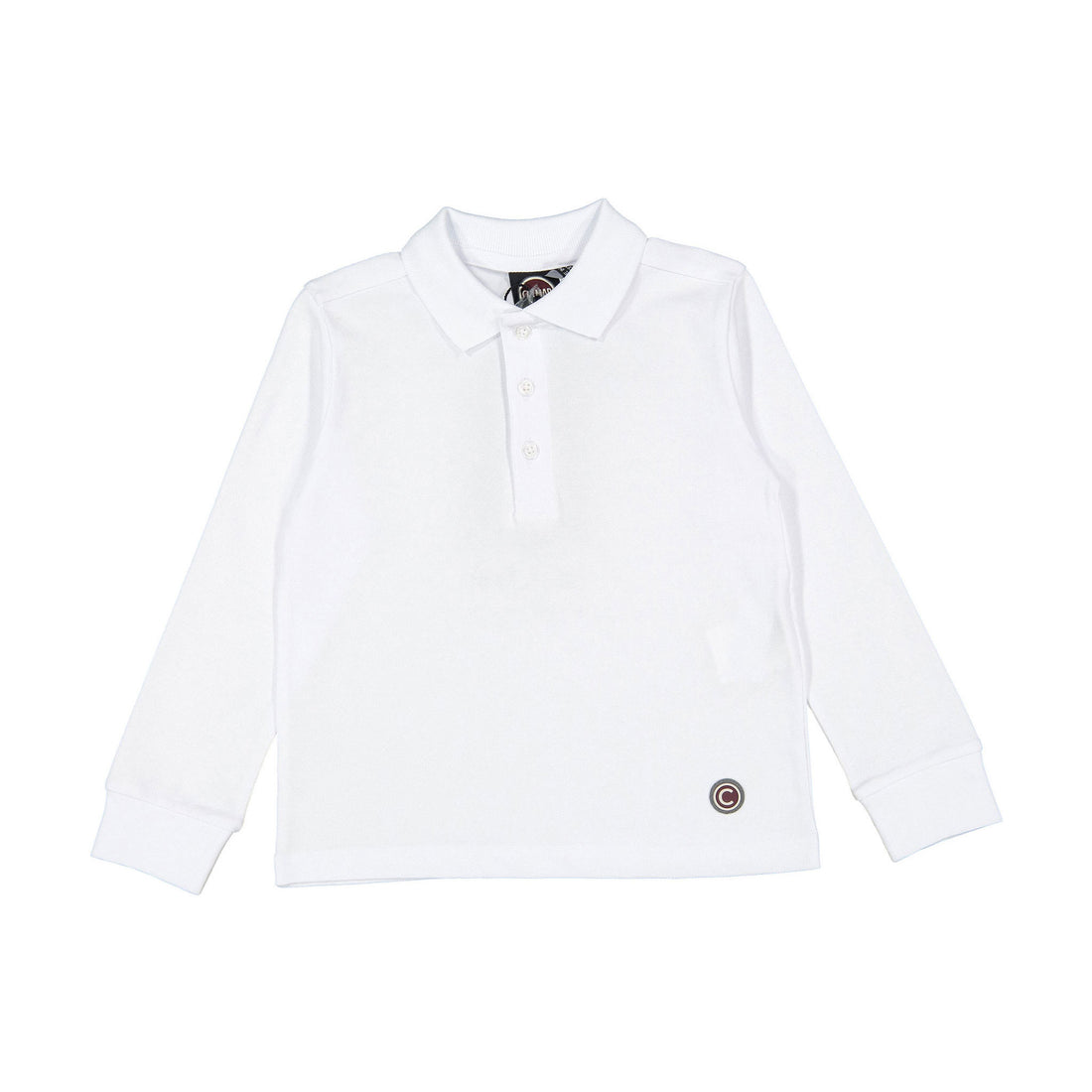 Colmar White Long Sleeve Polo