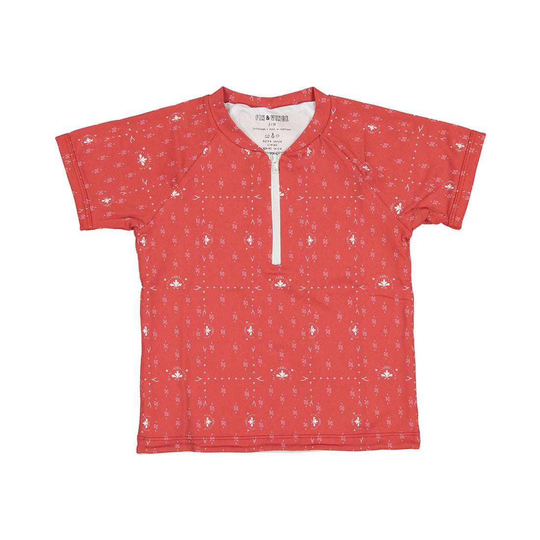 Fin and Vince Rash Guard Paisley Trail Flame
