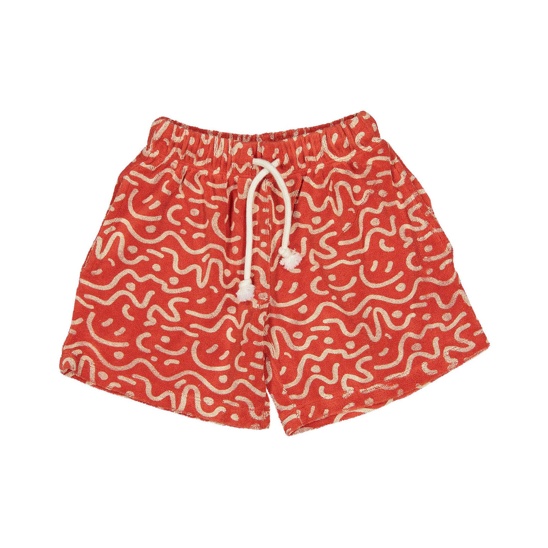 Fin and Vince Terry Shorts Abstract