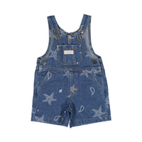 Fin and Vince Carpenter Overall Denim Paisley