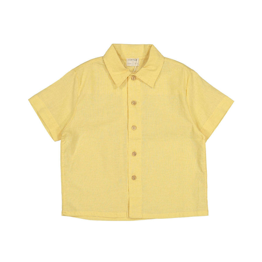 Fin and Vince Woven Button Up Toast