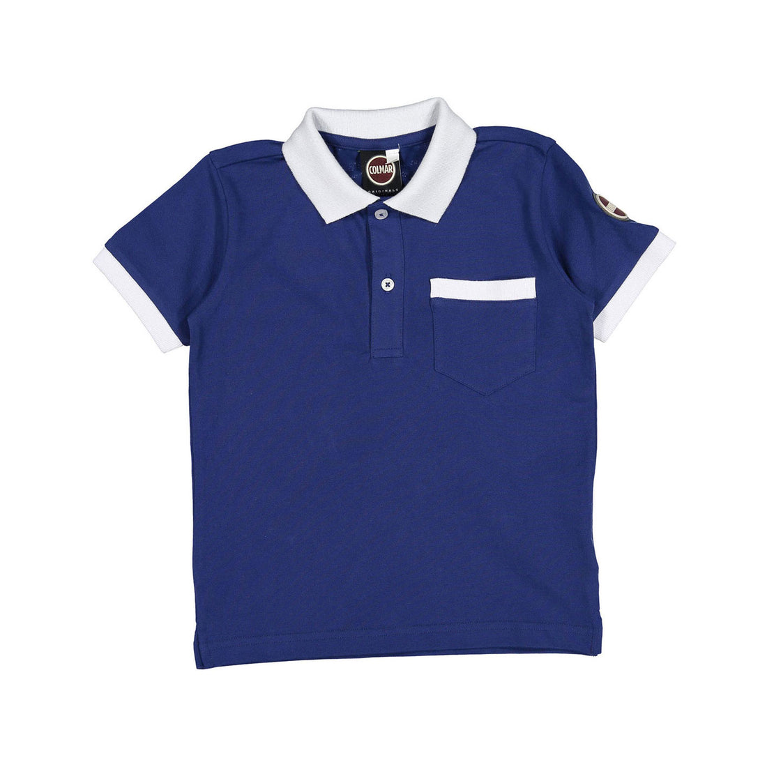 Colmar Snorkel Blue Short Sleeve Color Detail Polo