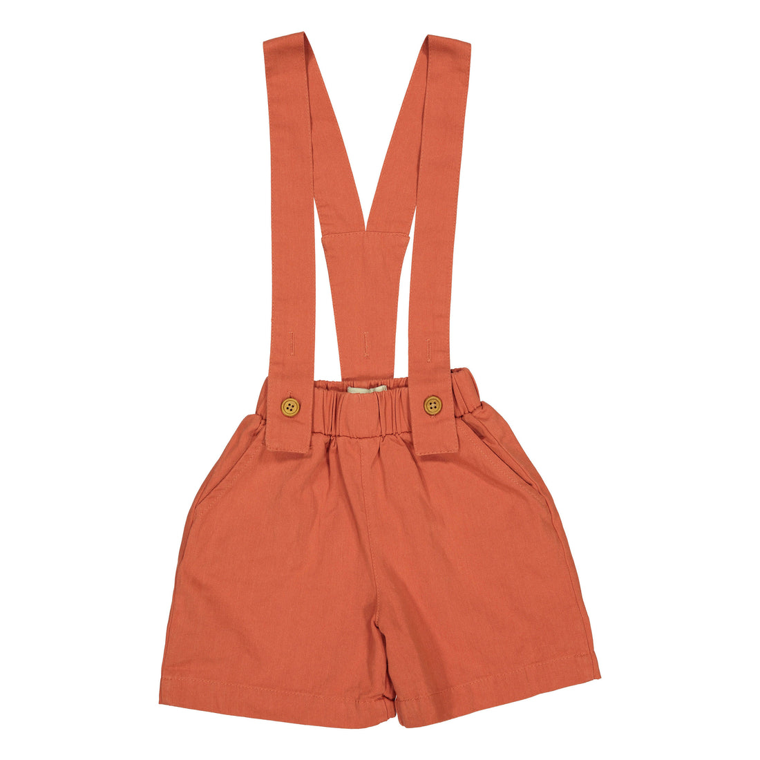 Wander and Wonder Cinnamon Suspenders Shorts