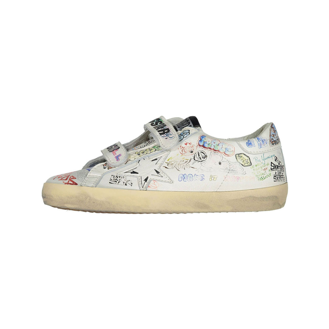 Golden Goose White/Ice Old School Sneakers