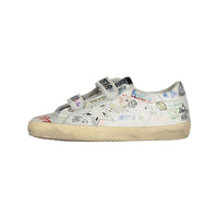 Golden Goose White/Ice Old School Sneakers