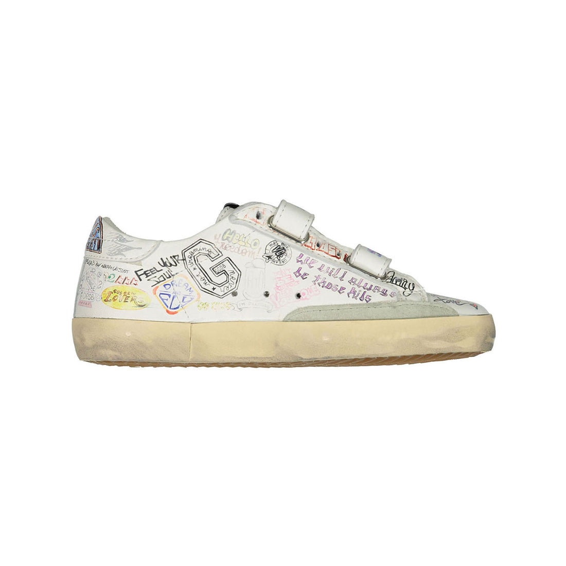 Golden Goose White/Ice Old School Sneakers