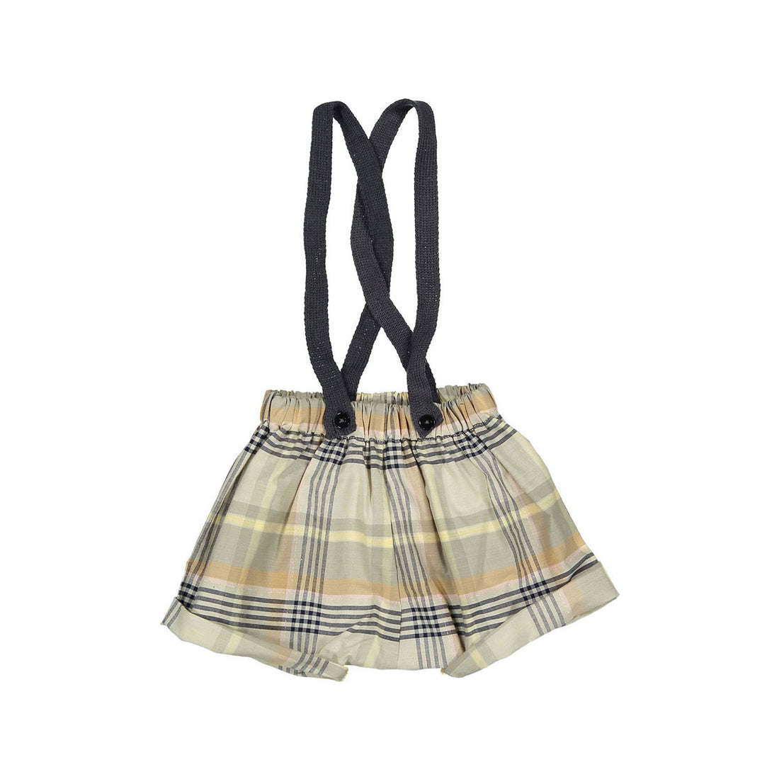 Pequeno Tocon Tartan/Black Strap Shorts