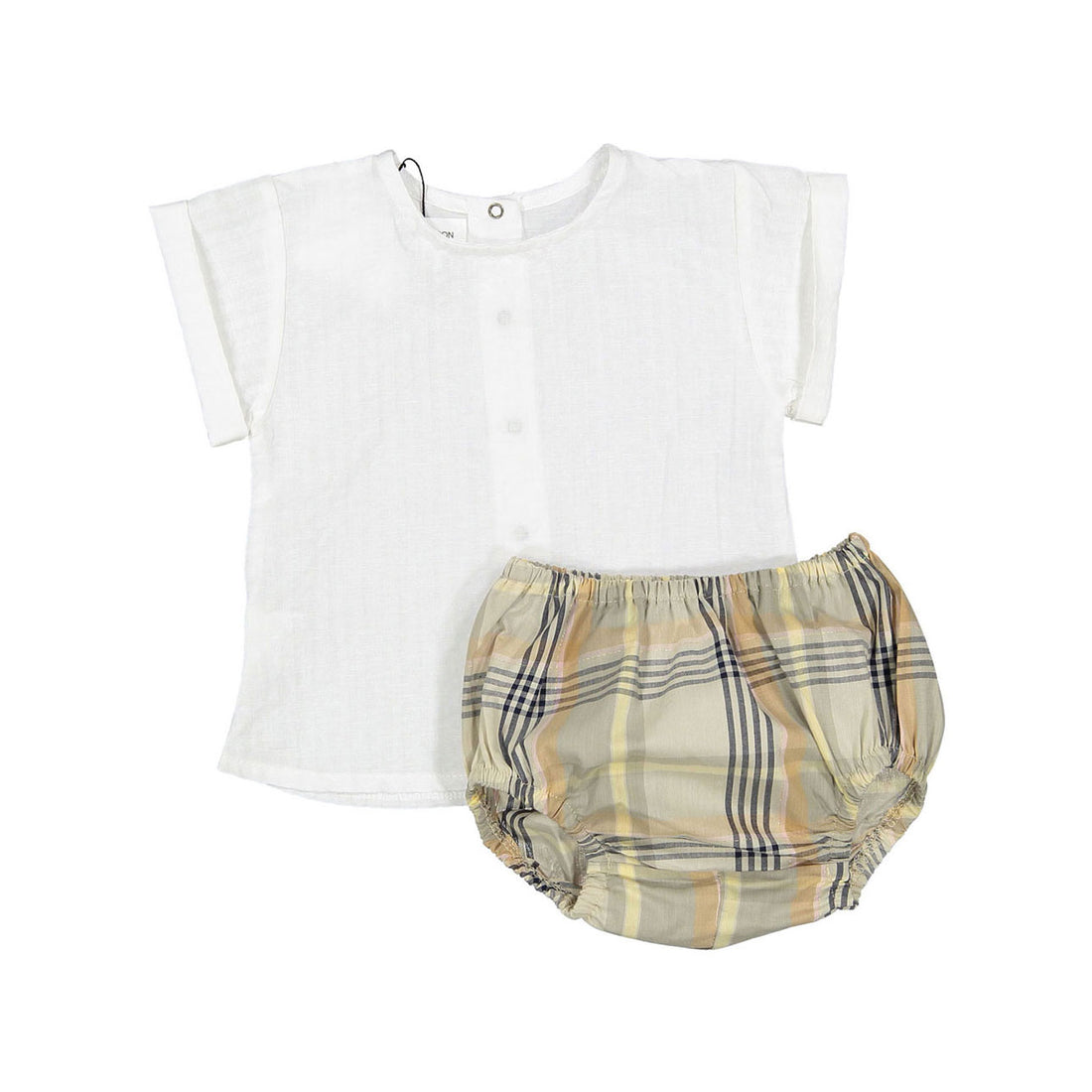 Pequeno Tocon Tartan Bloomer