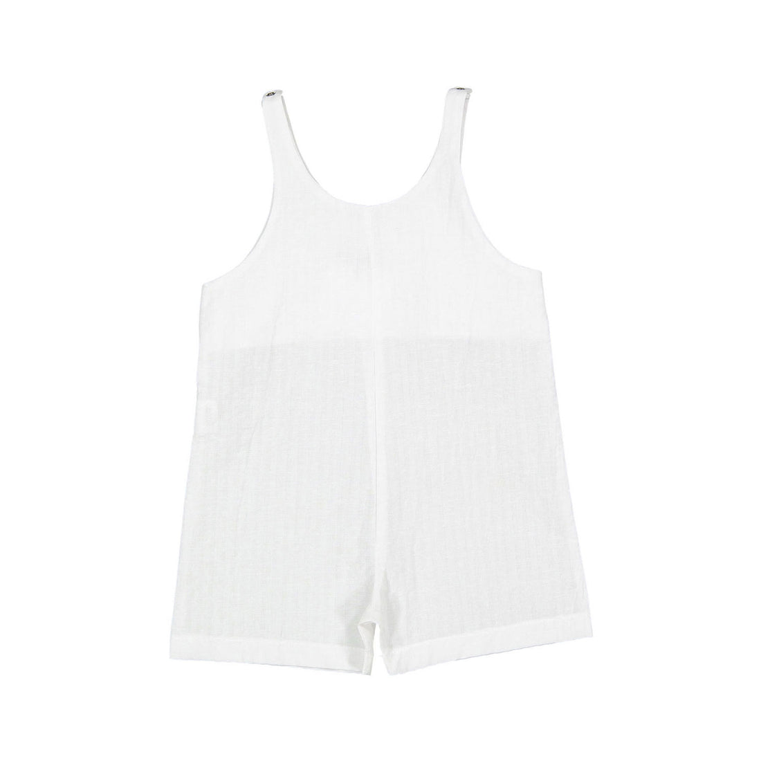 Pequeno Tocon White Snaps Romper