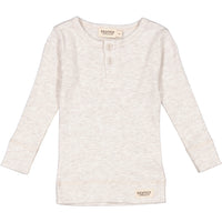 MarMar Copenhagen Beige Melange Henley Tee