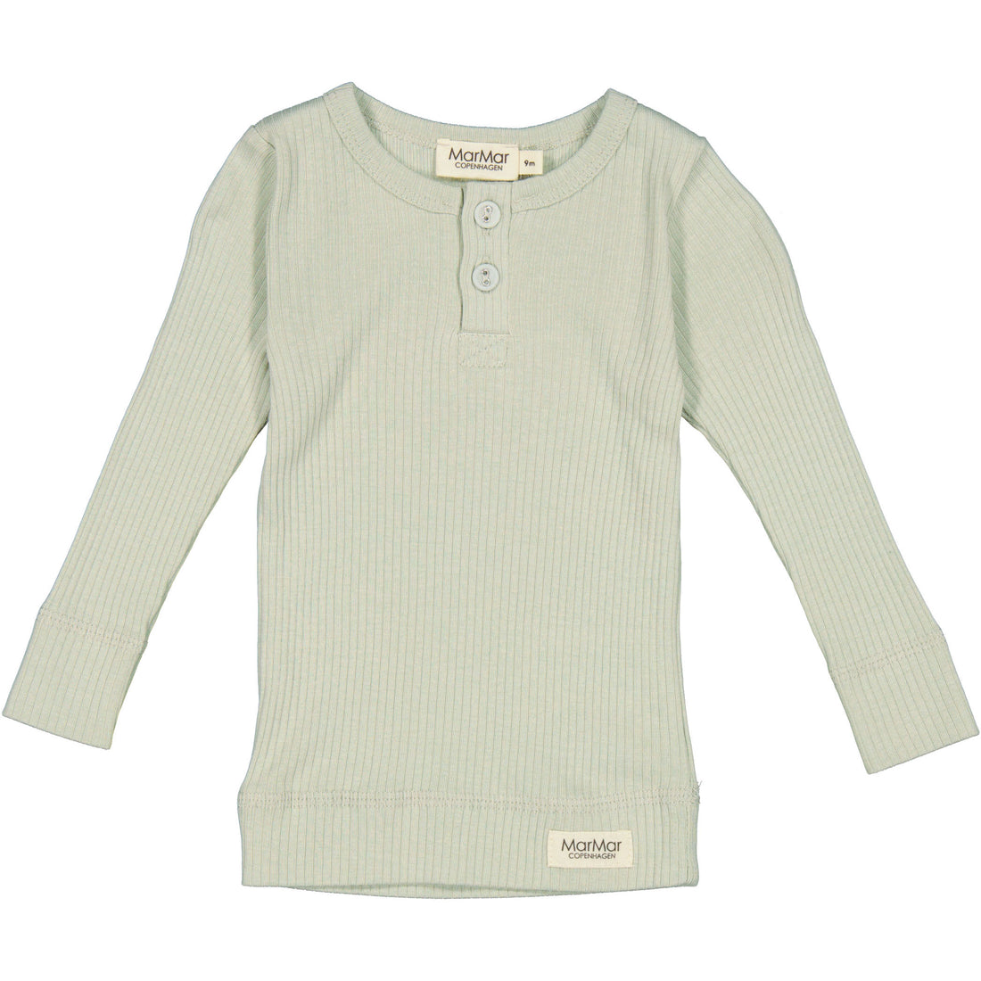 MarMar Copenhagen White Sage Long Sleeve Henley