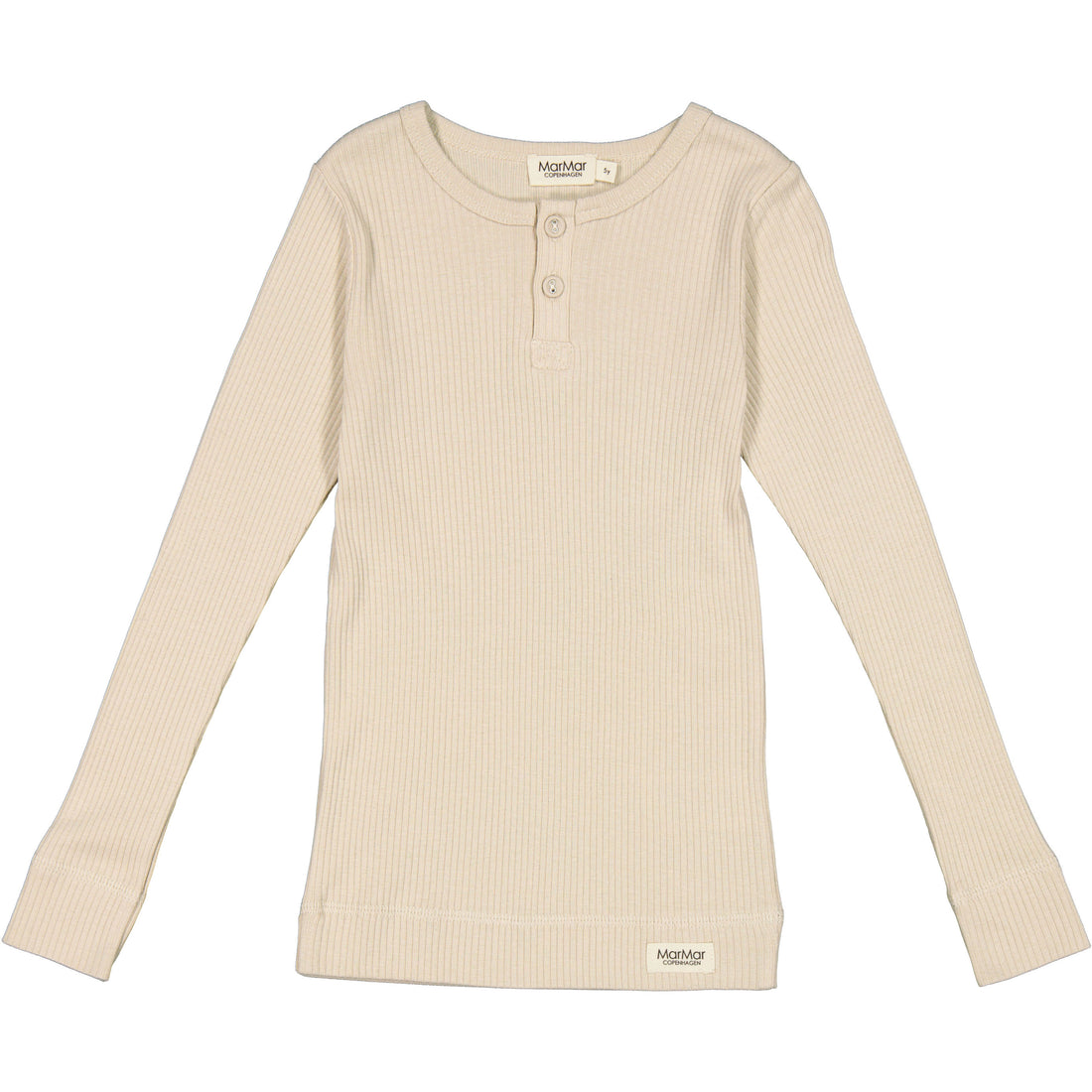 MarMar Copenhagen Grey Sand Long Sleeve Henley