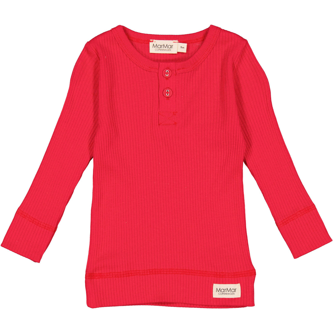 MarMar Copenhagen Red Currant Long Sleeve Henley