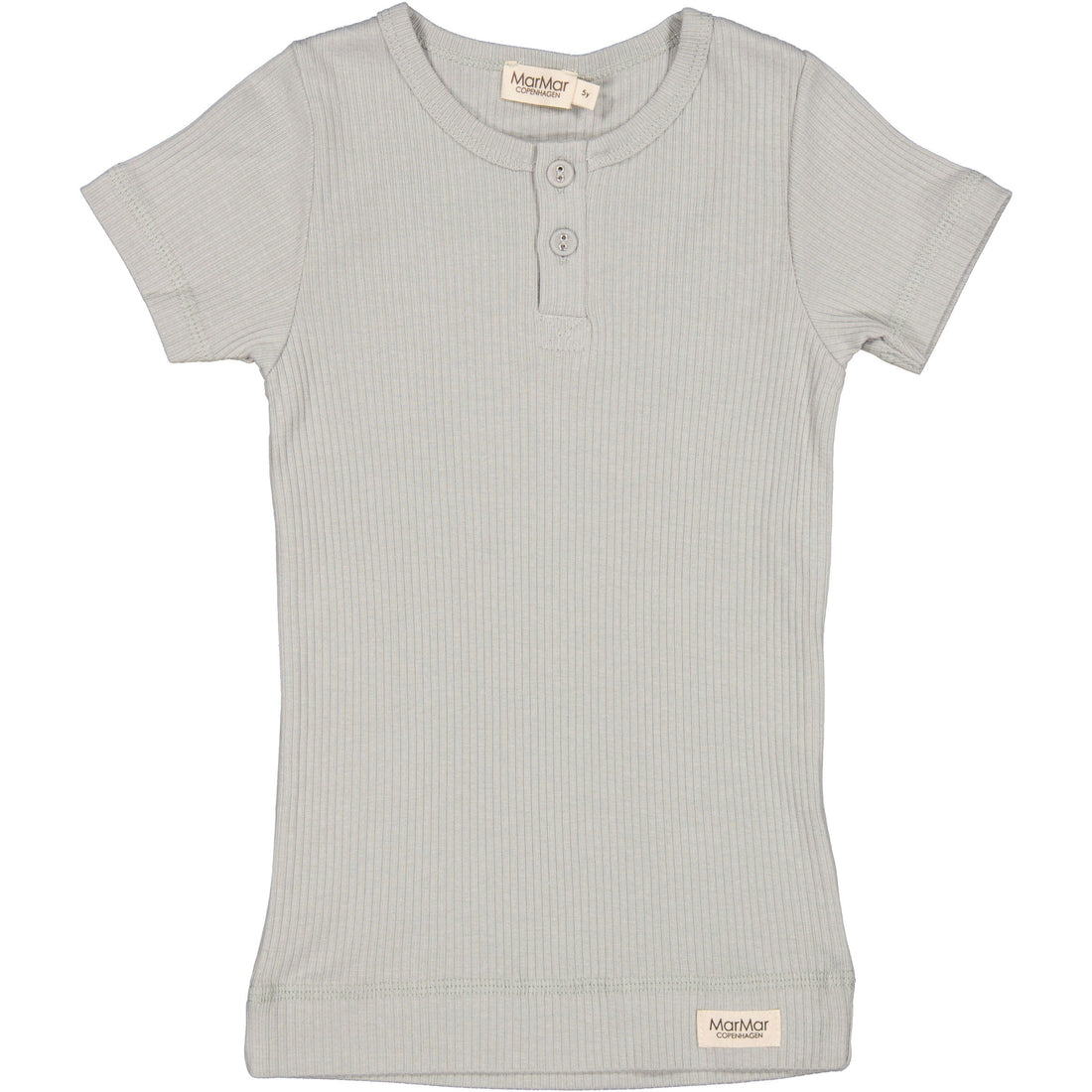 MarMar Copenhagen Chalk Short Sleeve Henley