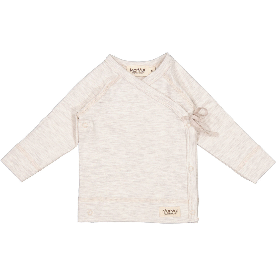 MarMar Copenhagen Beige Melange Tut Wrap Top