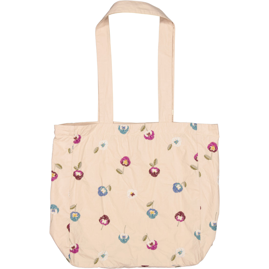 MarMar Copenhagen Pansy Embroidery Shopper Bag