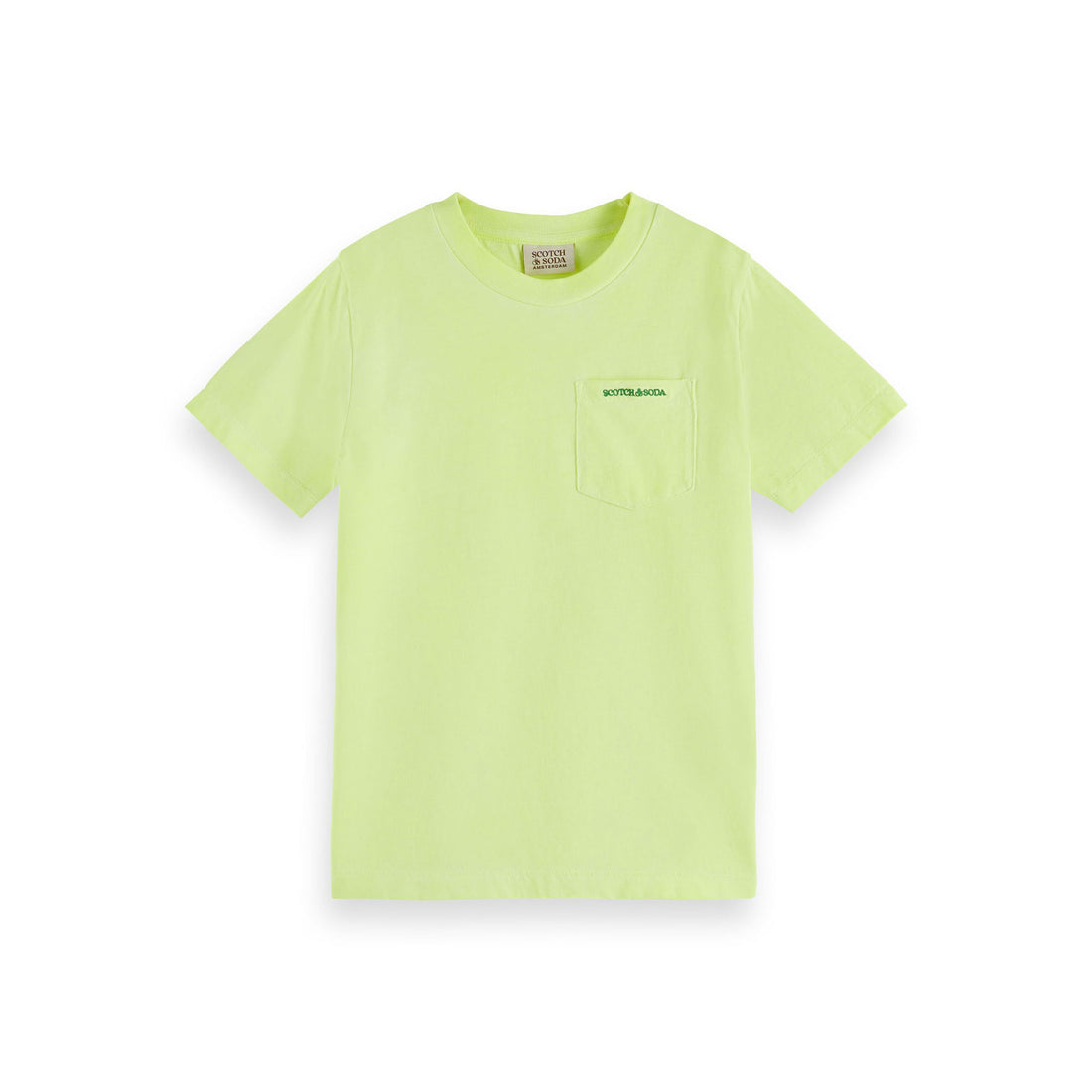 Scotch Shrunk Neon Lemon Ss Tee Organic Cotton