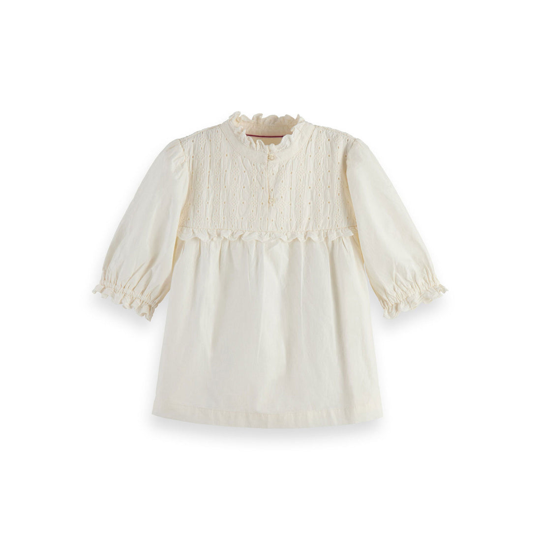 Scotch Shrunk Vanilla Broiderie Anglaise Top