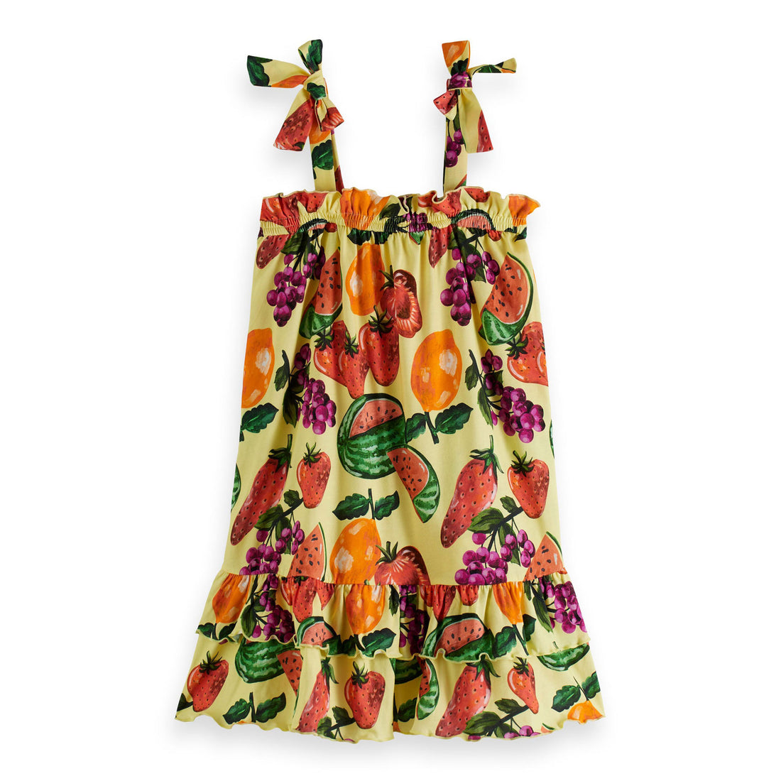Scotch Shrunk Fruit All Over Printed Jersey Dress Ladida Scotch Shrunk Fruit All Over Printed Jersey Dress Ladida