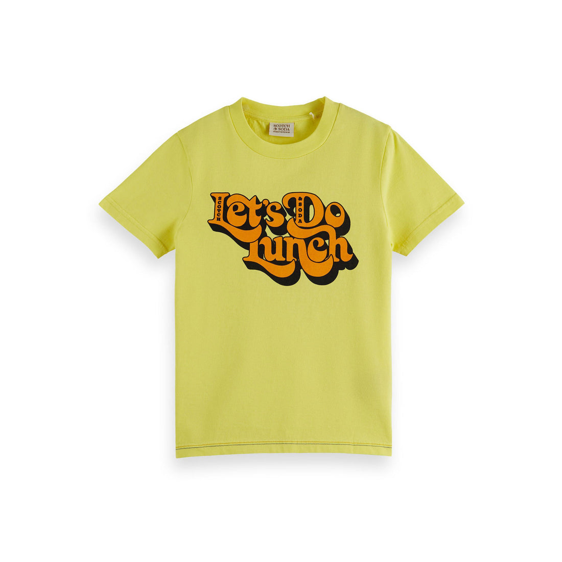 Scotch Shrunk Lime Short Sleeve Tee With Graphic