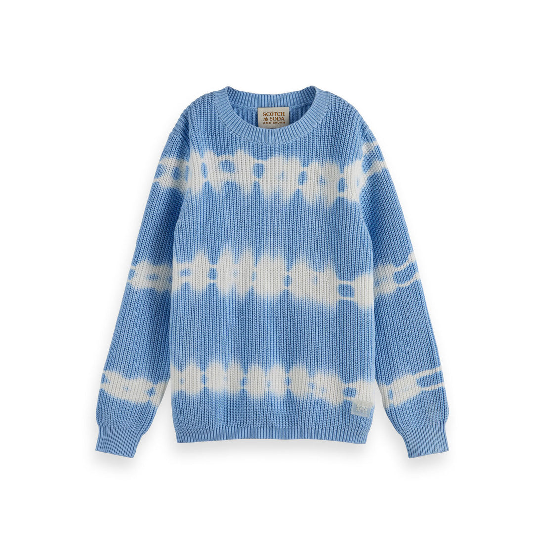 Scotch Shrunk Cornflower Tie Dye Crewneck Pullover