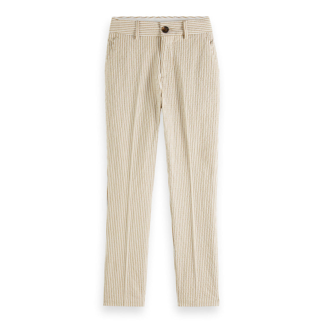 Scotch Shrunk Sand Stripe Loose Tapered Fit- Seersucker Chino