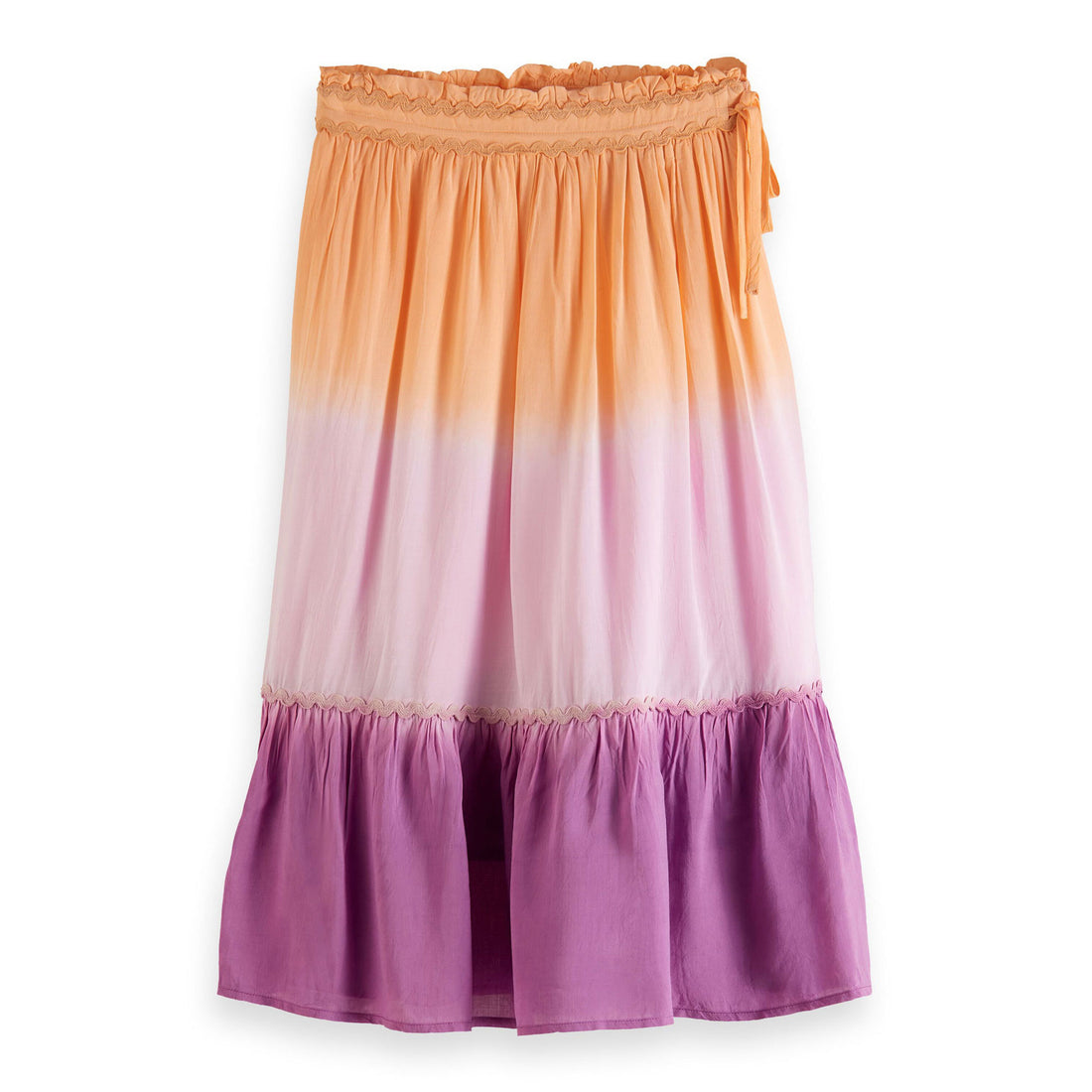 Scotch Shrunk  Tie Dye Midi Tie Dye Skirt