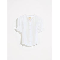 Bellerose White Pin Striped Arras Top