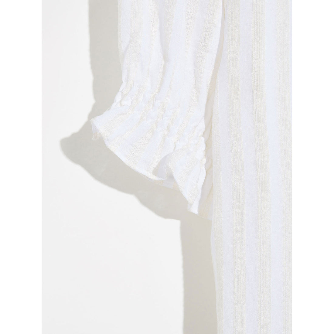 Bellerose White Pin Striped Arras Top