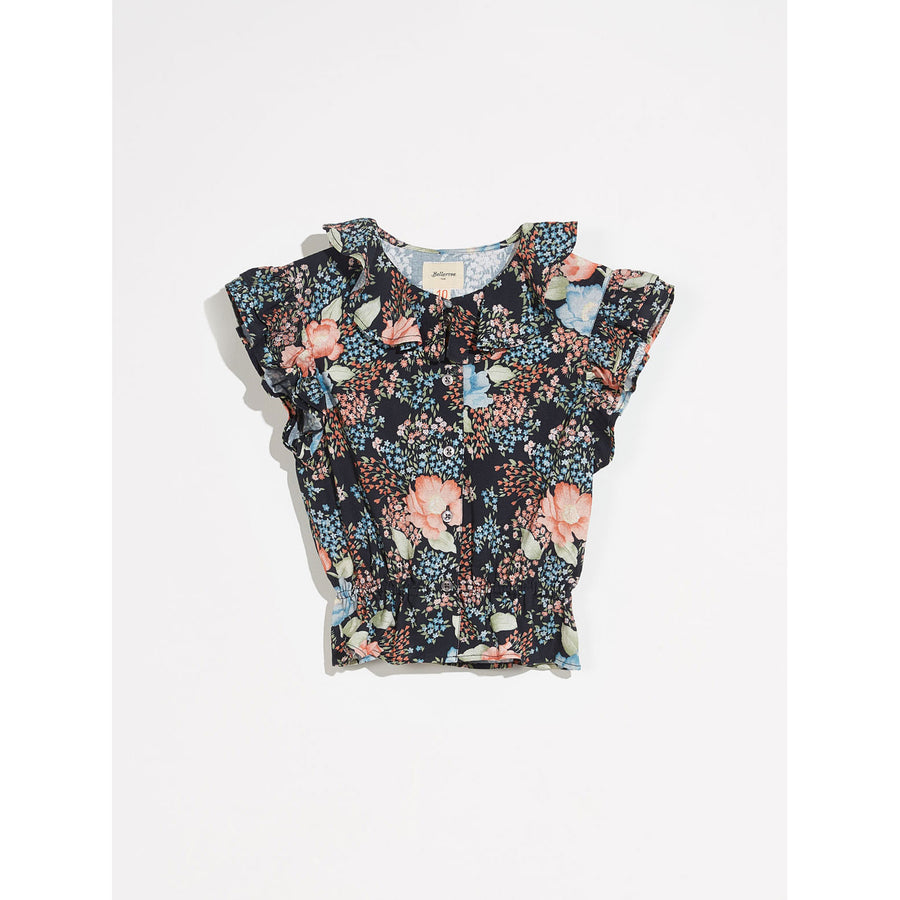 Bellerose Dark Floral Pooker Blouse