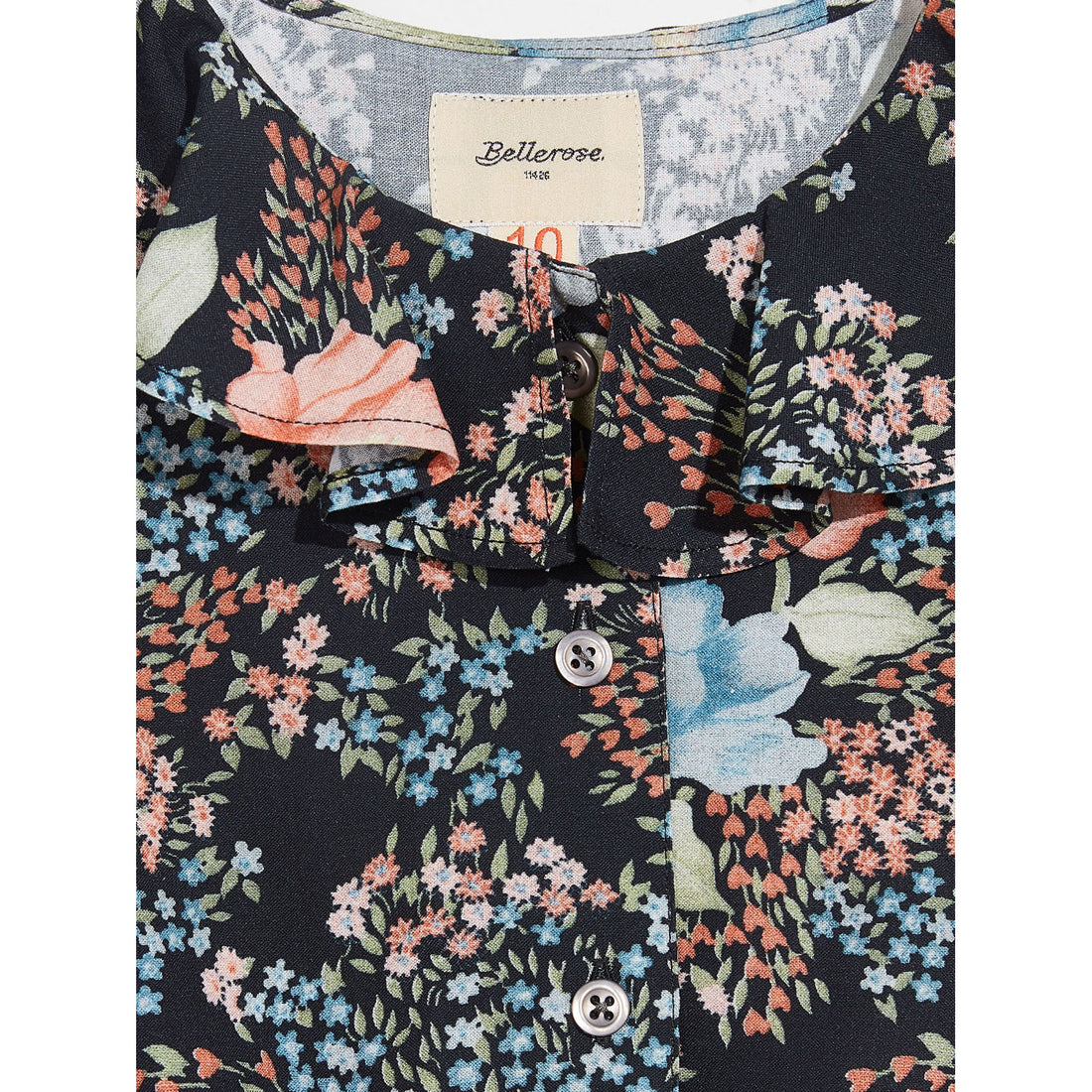 Bellerose Dark Floral Pooker Blouse
