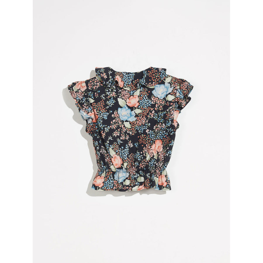 Bellerose Dark Floral Pooker Blouse