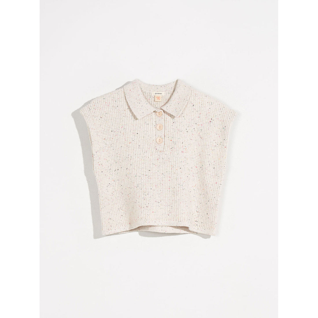 Bellerose Off White Gemyl Polo Knit Vest