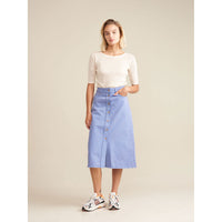 Bellerose Grey Stone Paloma Womens Skirt