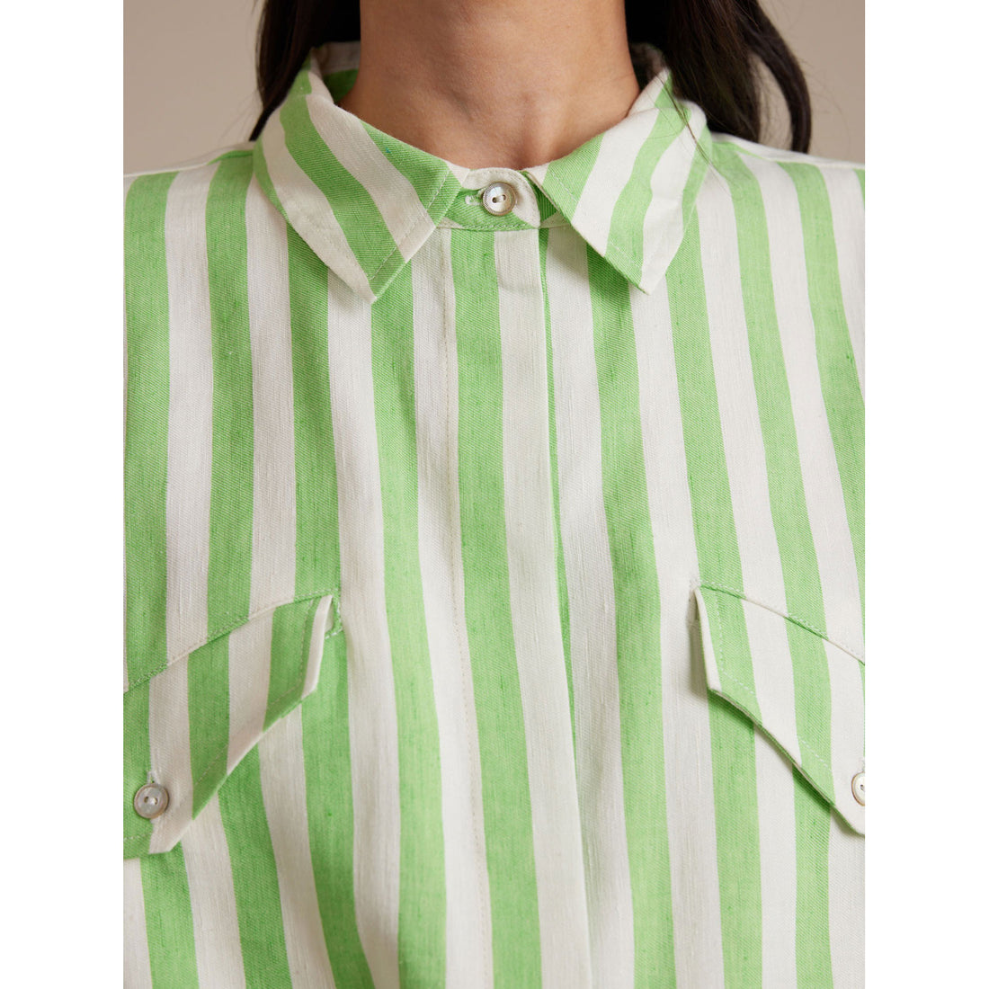 Bellerose Green Stripe Varia Womens Dress