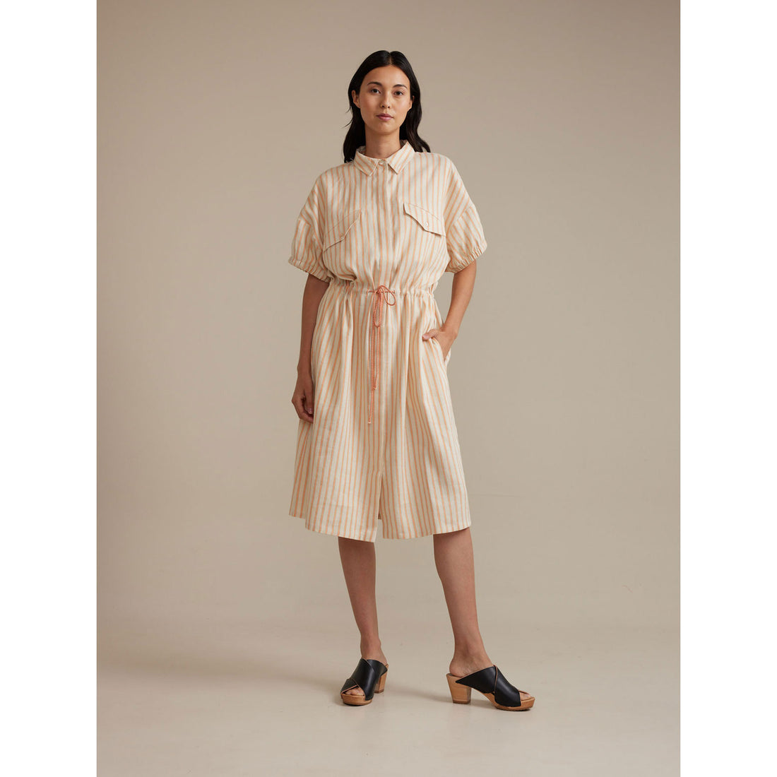 Bellerose Orange Stripe Varia Womens Dress