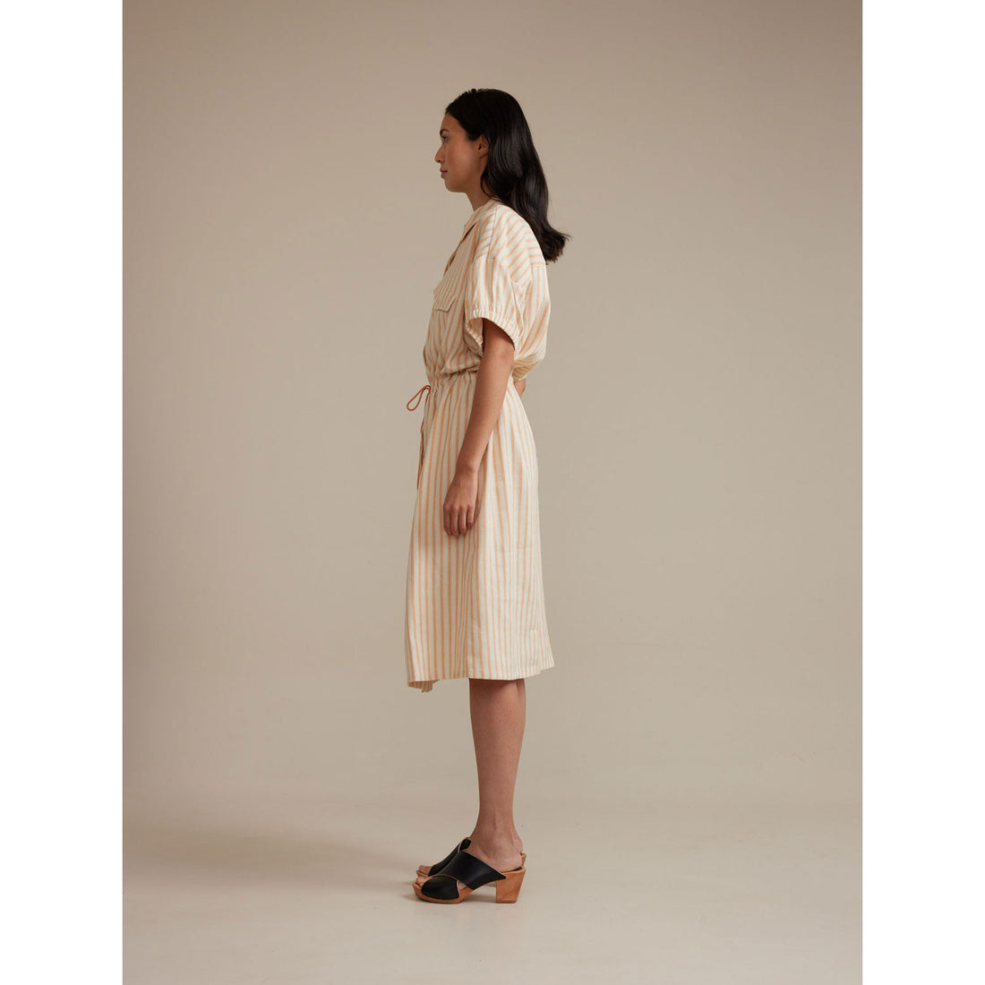 Bellerose Orange Stripe Varia Womens Dress