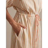 Bellerose Orange Stripe Varia Womens Dress