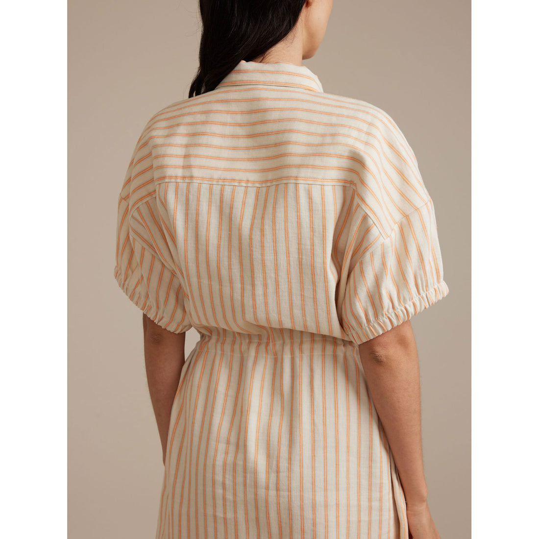 Bellerose Orange Stripe Varia Womens Dress