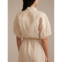 Bellerose Orange Stripe Varia Womens Dress