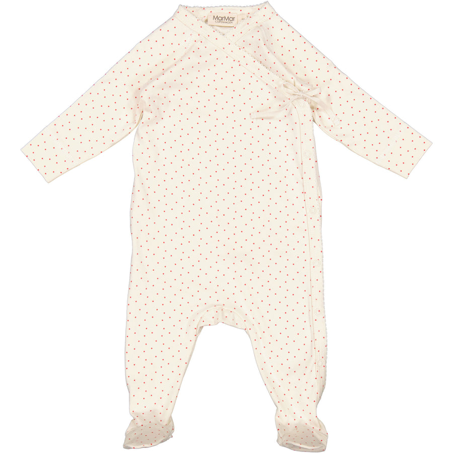 MarMar Copenhagen Red Currant Dot Rubetta Onesie