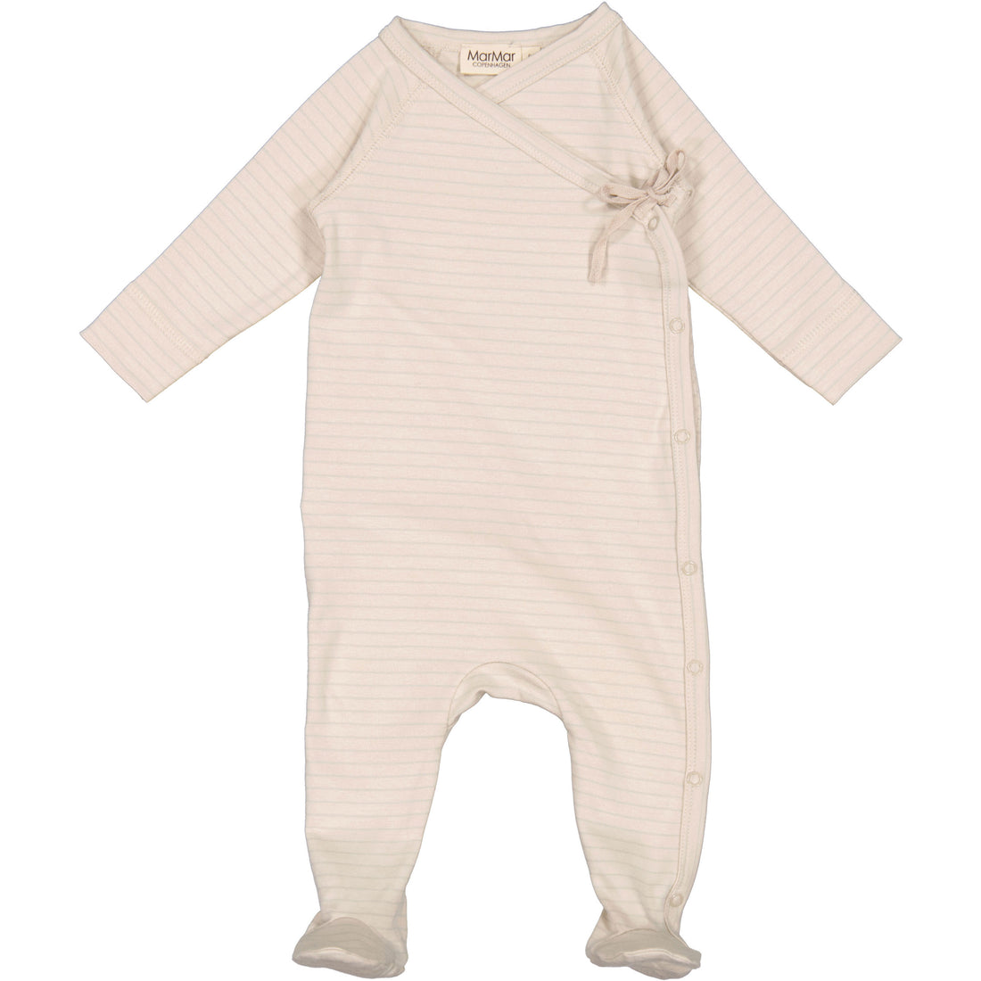 MarMar Copenhagen White Sage Stripe Rubetta Onesie