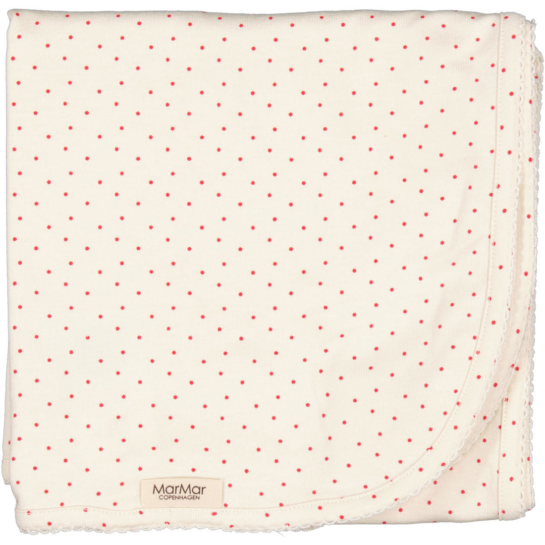 MarMar Copenhagen Red Currant Dot Alida Blanket