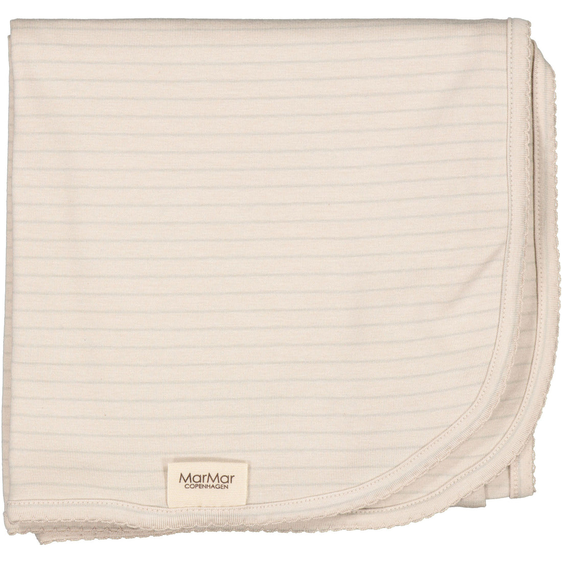 MarMar Copenhagen White Sage Stripe Alida Blanket